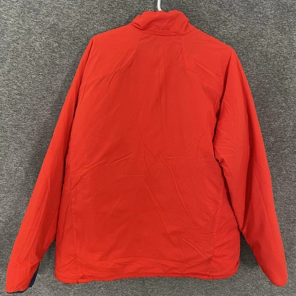 Eddie Bauer First Ascent Jacket Mens XL Blue Red Reversible Insulated Atom